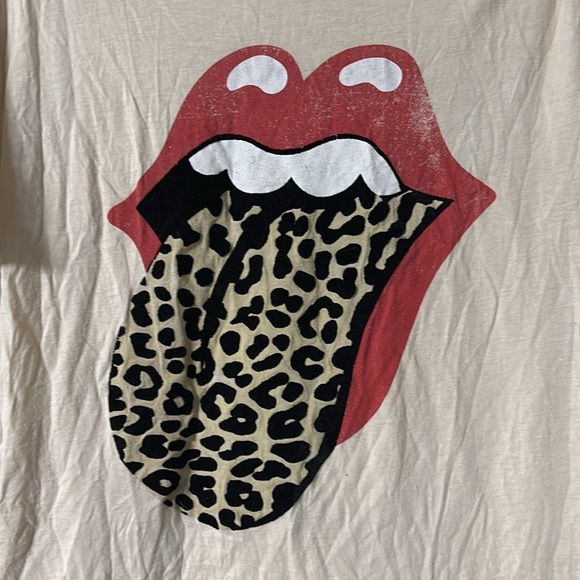 Daydreamer For Free People Rolling Stone Leopard Print T-shirt Top Size Small - Picture 5 of 8